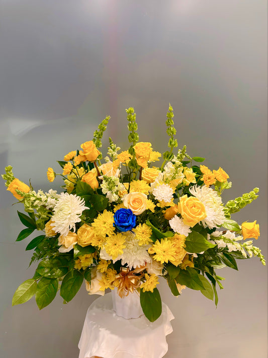 Yellow Sympathy Basket