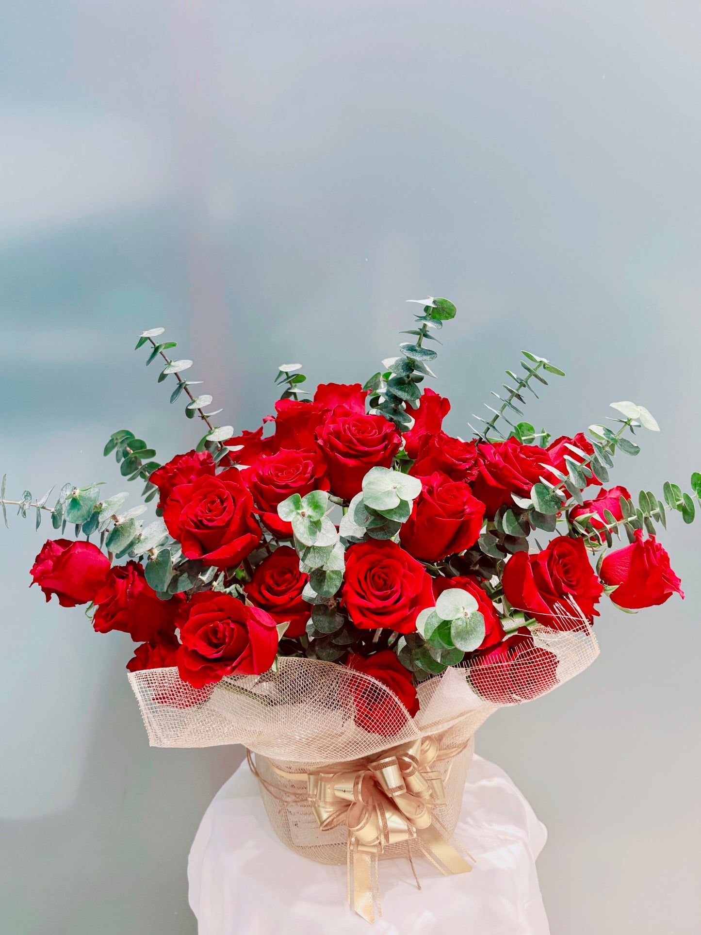 Classic Rose Basket (36 Roses)