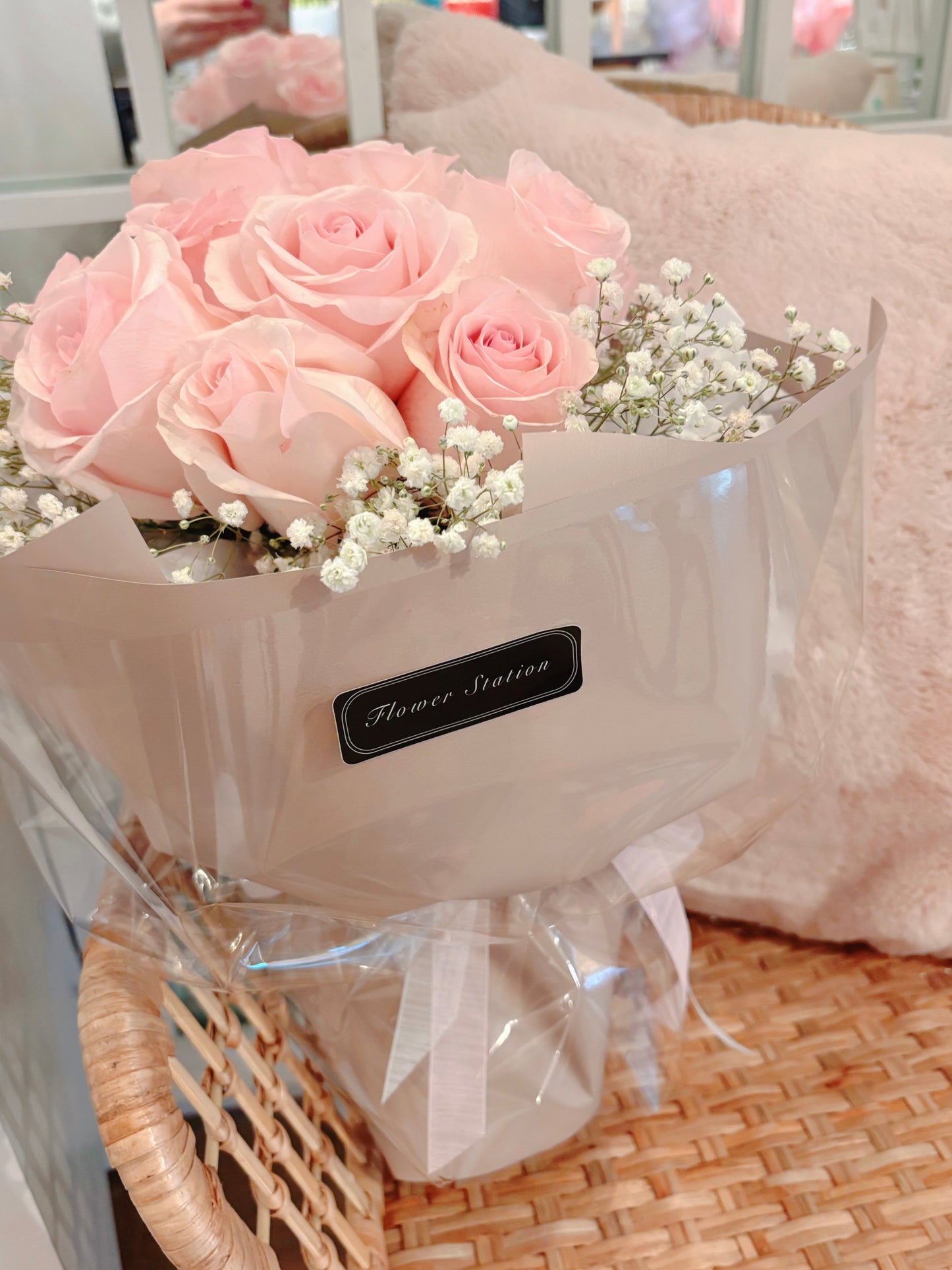 Pink for You - 12 roses