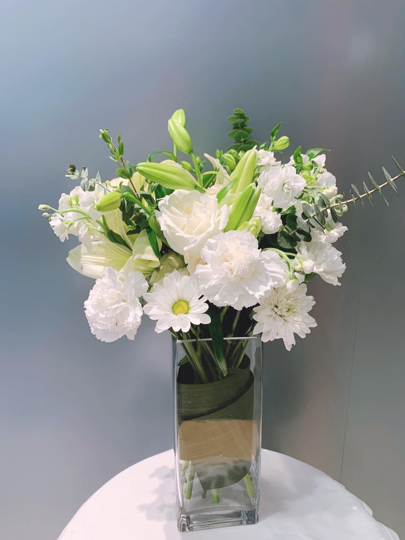 Sympathy Flower Vase