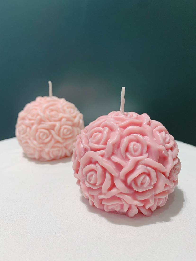 Rose Dome Candle