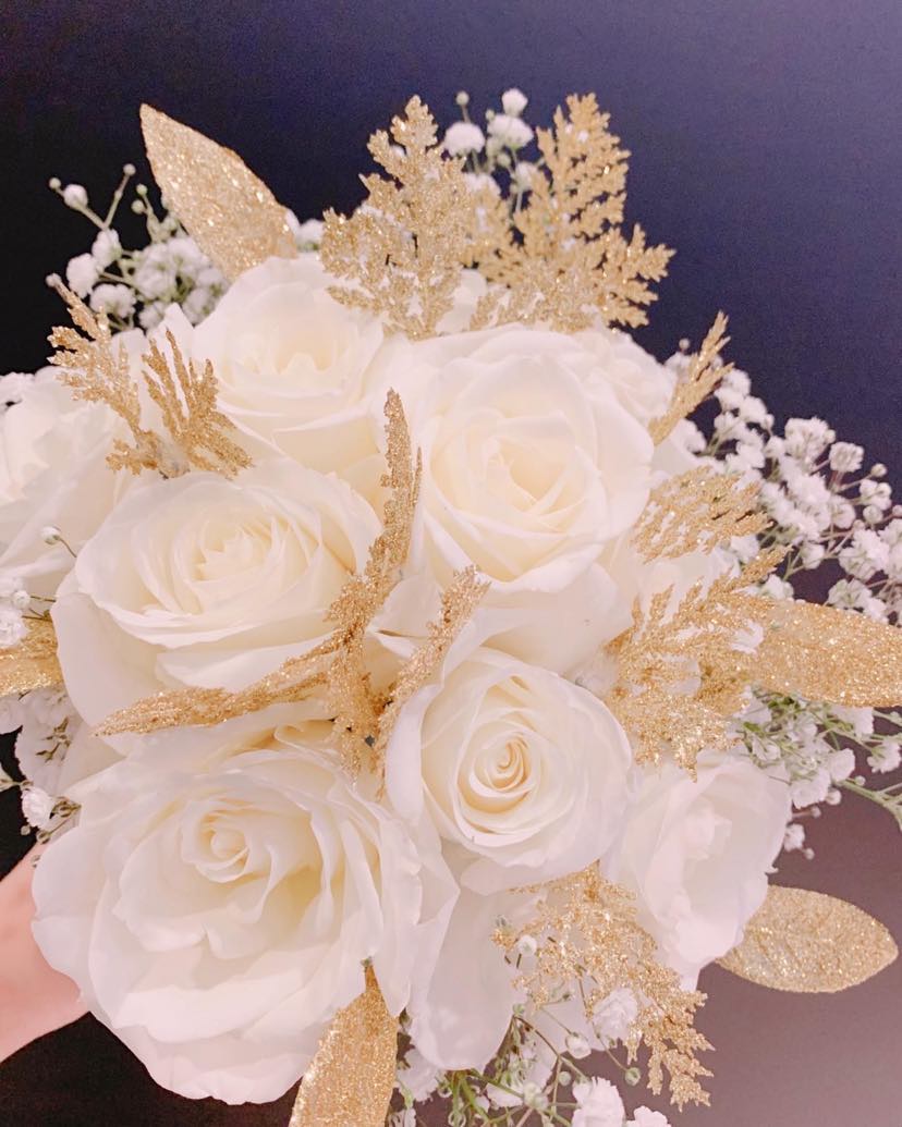 Luxury Gold Wedding Bouquet
