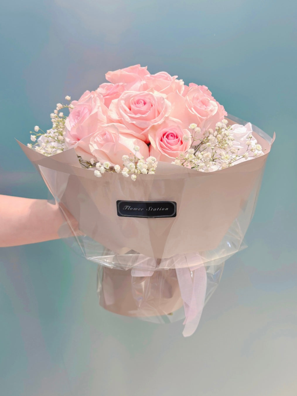 Pink for You - 12 roses