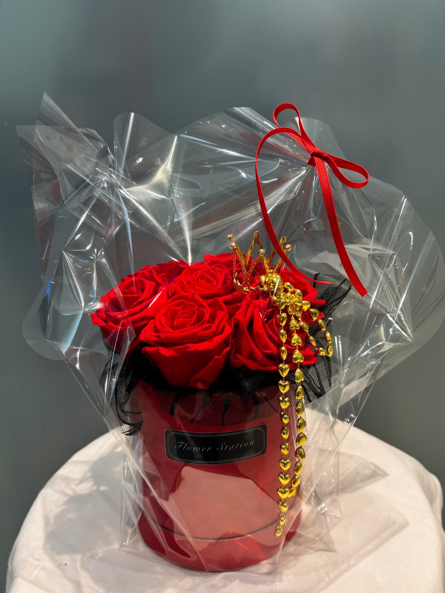 Everlasting Rose Red Box