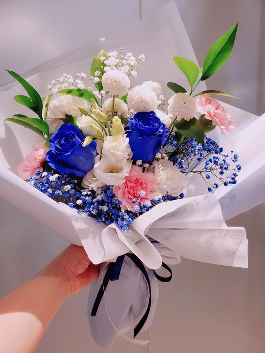 Blue & Pink Bouquet