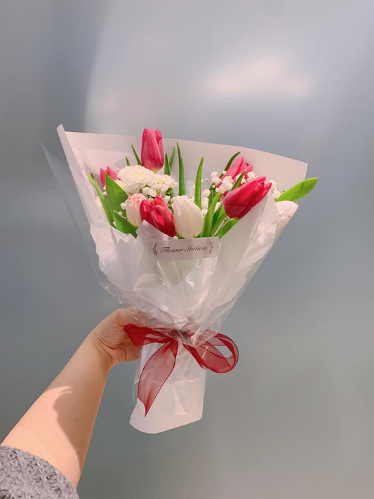 Touch of Love Tulip Bouquet