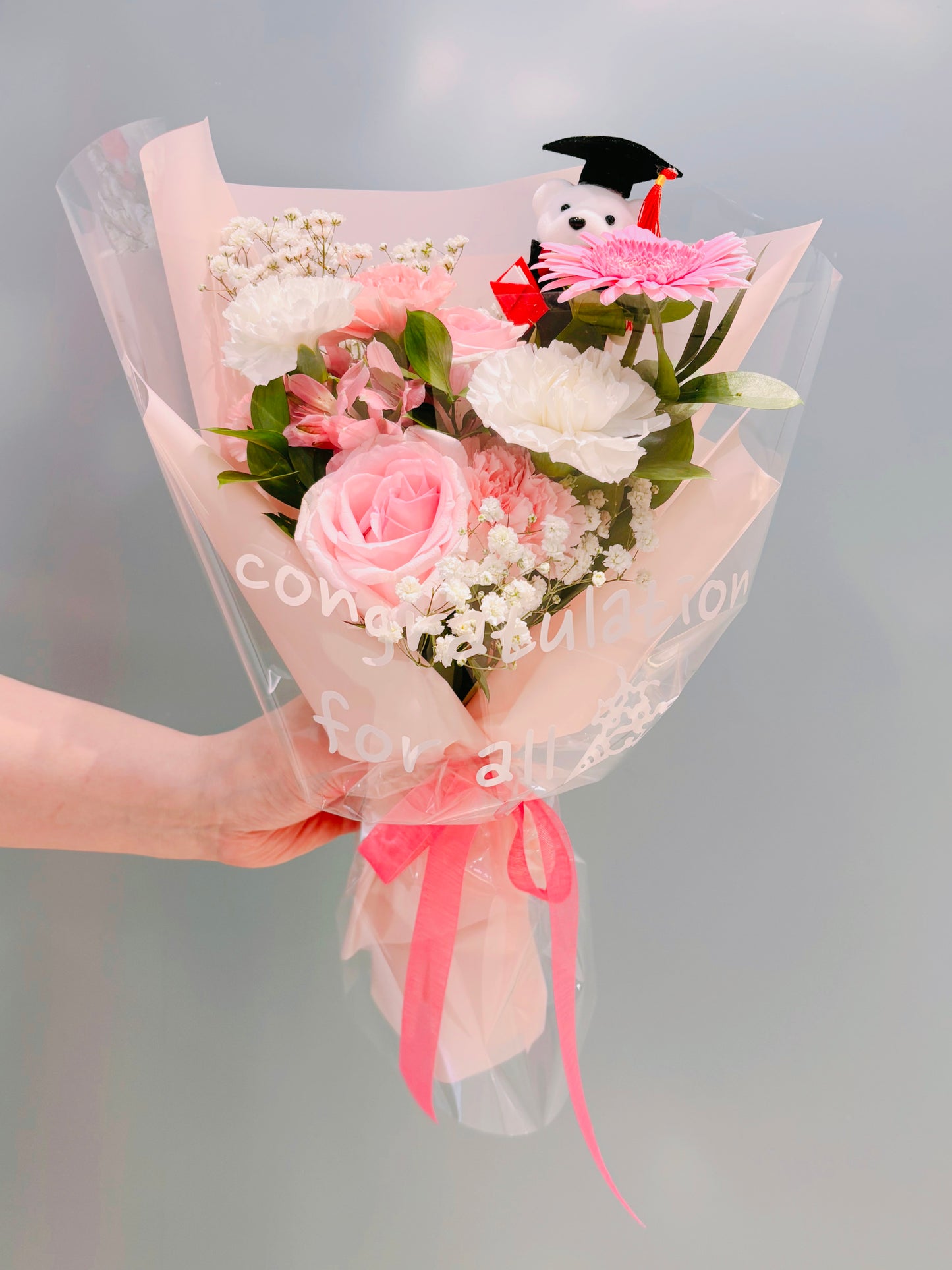 Cutie Pink Graduation Bouquet
