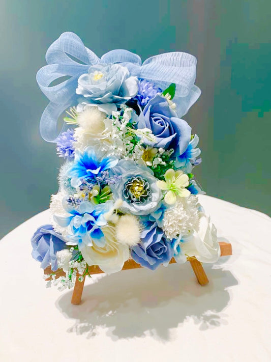 Mini Flower Easel - Blue